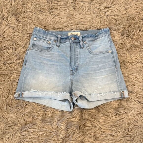 Madewell high rise denim shorts size 28 - Picture 1 of 5